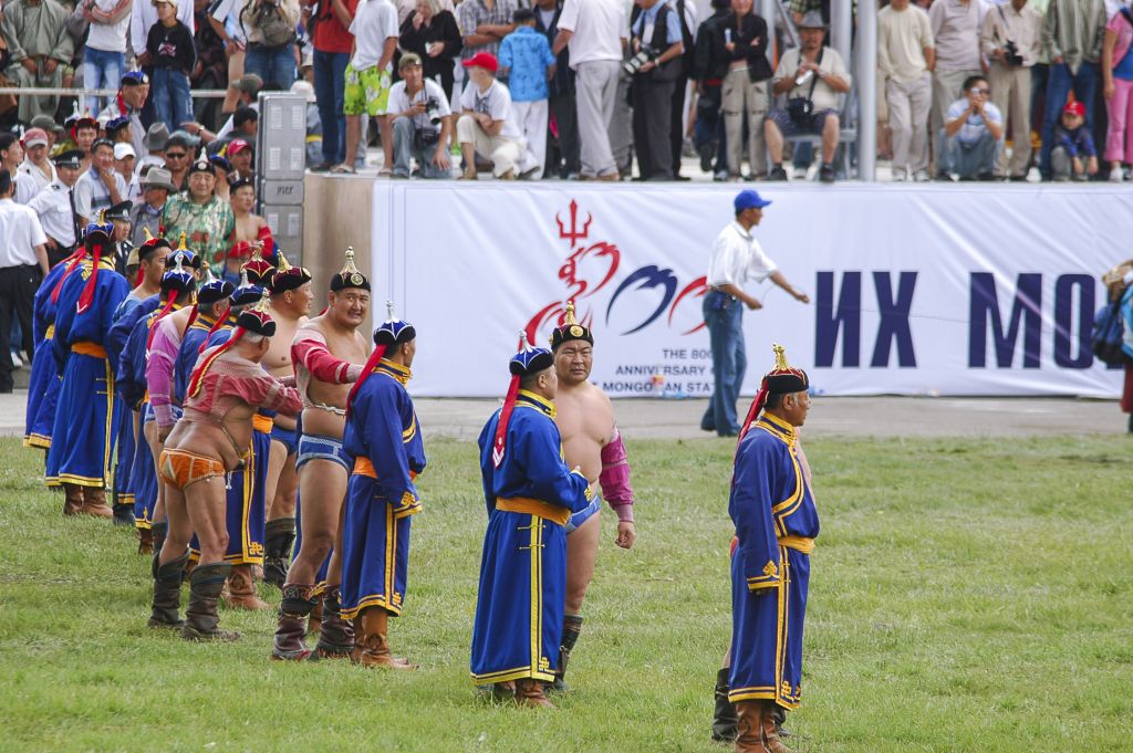 Naadam Wrestling in the National Stadium