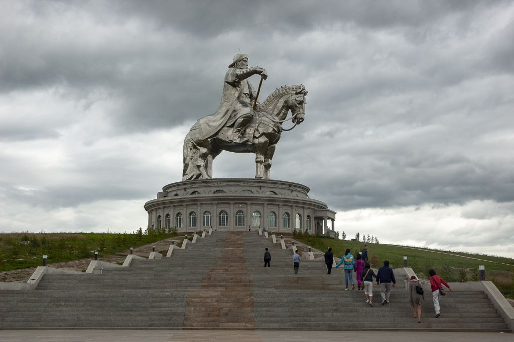Genghis Khan Statue in Tsonjin Boldog