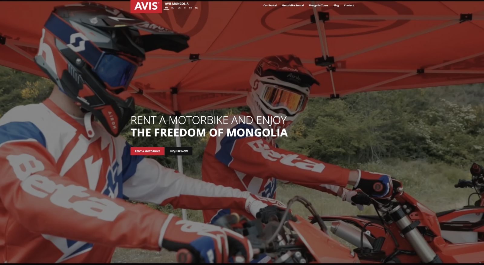 Rent a Motorbike with Avis Mongolia